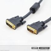 DVI-I Dual Link kabel, 1.8m, han/han