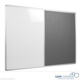 Kombi Whitebord Opslagstavle 90x120 cm