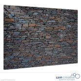 Glastavle Ambience serie stone wall 45x60 cm