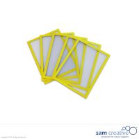 Magnetiske chateques gul kant A5 (5 styk)