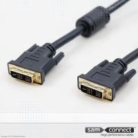 DVI-I Single Link kabel, 5m, han/han