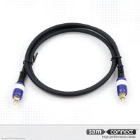Optische TOSLINK audio kabel, 1m, han/han