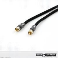 Coaxial RCA kabel, 3m, han/han