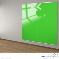 Glastavle Vægpanel Magnetisk Lime Grøn 100x200 cm