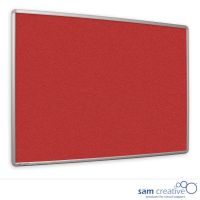 Opslagstavle Bulletin Linoleum rød 100x150 cm