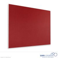 Opslagstavle uden ramme i rød 120x240 cm (H)
