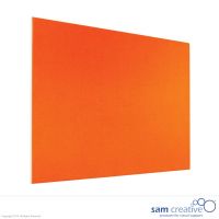 Opslagstavle uden ramme i orange 90x120 cm (H)