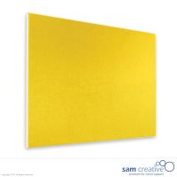 Opslagstavle uden ramme i gul 45x60 cm (H)