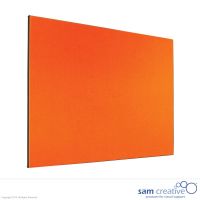 Opslagstavle uden ramme i orange 90x120 cm (S)