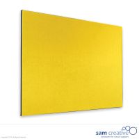 Opslagstavle uden ramme i gul 120x240 cm (S)