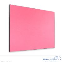 Opslagstavle uden ramme i lyserød 60x90 cm (S)