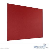 Opslagstavle uden ramme i rød 60x90 cm (A)