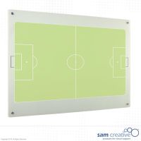 Glastavle med fodboldbane 100x150 cm