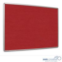 Opslagstavle Pro serie rød 100x180 cm
