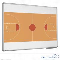 Whiteboard med basketballbane 45x60 cm