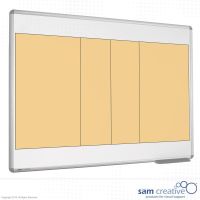 Whiteboard med volleyballbane 120x150 cm
