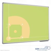 Whiteboard med baseball 90x120 cm