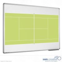 Whiteboard med tennisbane 100x200 cm