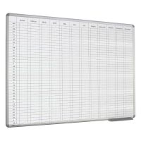 Whiteboard årsplanlægning vertikal 60x120 cm