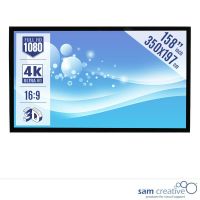 Projektorskærm biograf 4K|Ultra HD 158” 350x197 cm