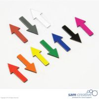 Magnetisk symbol pile 1,2x3 cm i brun