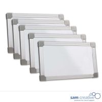 Whiteboard bord serie 15x25 cm, 5 stk