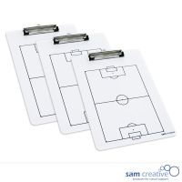 Whiteboard med Udklipsholder Fodbold (3 stk)