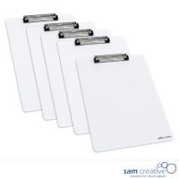 Whiteboard med Udklipsholder Blank (5 stk)