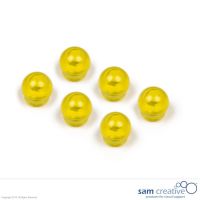 Kuglemagneter 15 mm gul