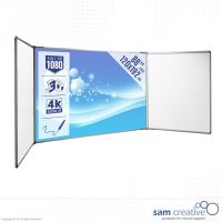 Whiteboard Projektion Serie 5-sidet 120x192 cm