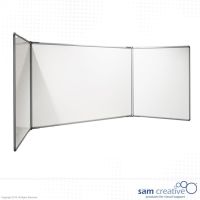 Whiteboard Pro keramisk emalje 5-sidet 120x150 cm