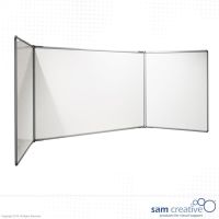 Whiteboard Pro keramisk emalje 5-sidet 90x120 cm