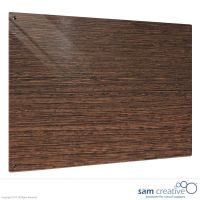 Glastavle Ambience serie dark wood 45x60 cm