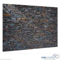 Glastavle Ambience serie stone wall 50x50 cm