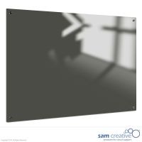 Whiteboard Glas Solid Magnetisk Grå 60x90 cm