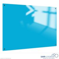 Whiteboard Glas Solid Magnetisk Isblå 60x90 cm