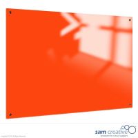Whiteboard Glas Solid Magnetisk Orange 45x60 cm