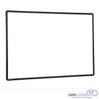 Whiteboard Pro Magnetisk Emaljeret 60x120 cm sort ramme