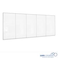 Whiteboard-væg Pro Serie 5-paneler 200x600 cm